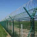 Fence a maglie a filo galvanizzato e rivestito in PVC